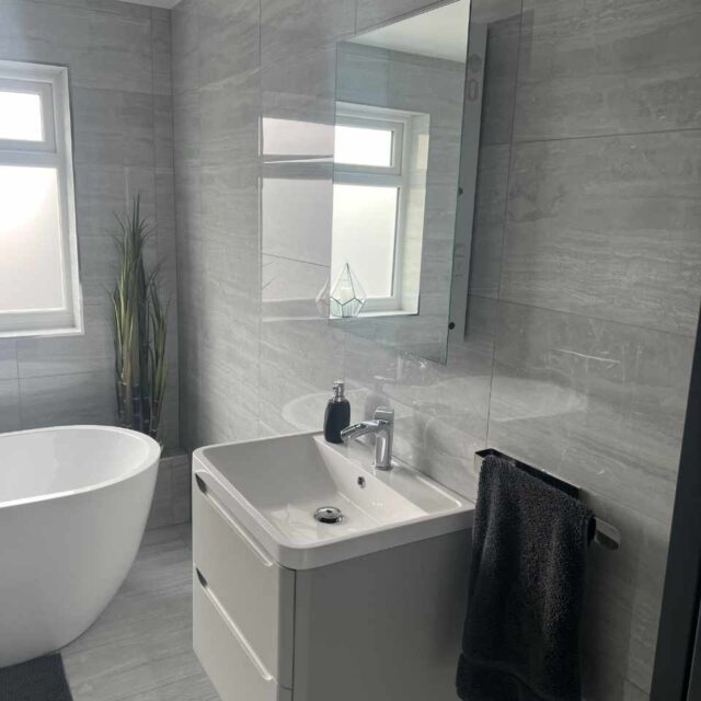 Photo of a bathroom installation from Chris Jones Plumbing & Heating