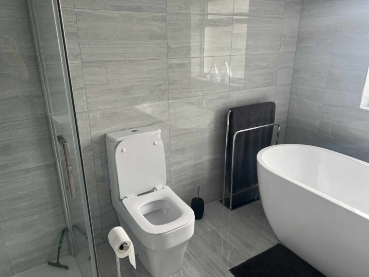 Photo of a bathroom installation from Chris Jones Plumbing & Heating